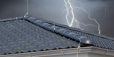 Äußerer Blitzschutz bei Elektrotechnik Kuttenlochner GmbH in Eching-Kronwinkl